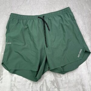 Roark Baja Shorts Mens XL Green Run Amok 5" Lined Athletic Crossfit Workout Gym